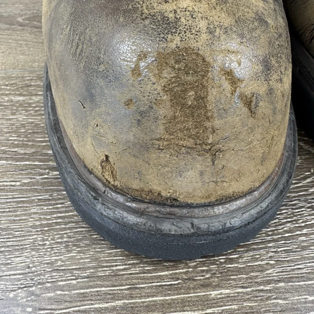 Red Wing 2212 Work Boots Mens Sz 10 H Width Leather Safety Toe Resoled*No Insole